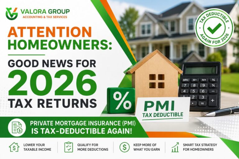 Attention Homeowners: Good News for 2026 Tax Returns — Private Mortgage Insurance (PMI) Is Tax-Deductible Again